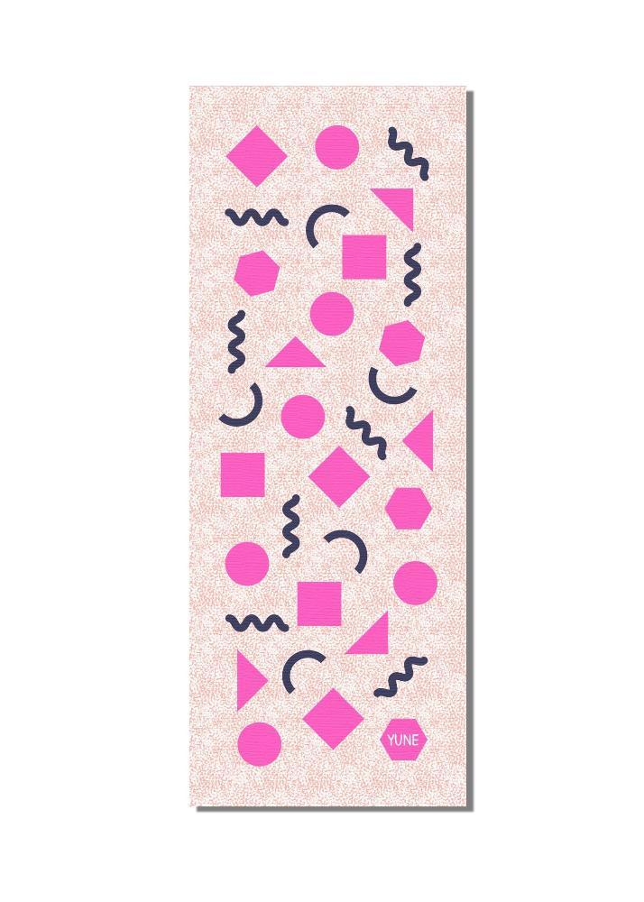 Yoga Mat | 6mm Thick | Pink | Non-Slip | Eco Friendly | Yune Yoga | Titania